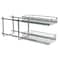 Household Essentials Glidez Chrome 2-Tier Cabinet Organizer